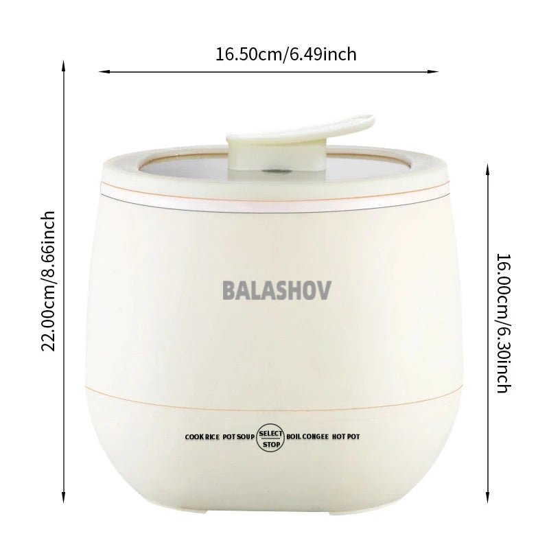 Danoz Appliances - NNEOBA 1.8L Multifunctional Electric Mini Rice Cooker - danozdirect