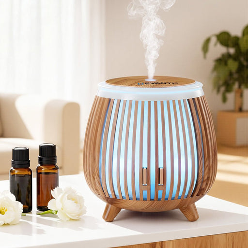 Danoz AromaSmart - Devanti Forest Wood LED Lights Aromatherapy Diffuser Ultrasonic Aroma Humidifier - danozdirect