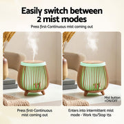 Danoz AromaSmart - Devanti Forest Wood LED Lights Aromatherapy Diffuser Ultrasonic Aroma Humidifier - danozdirect