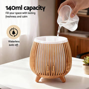 Danoz AromaSmart - Devanti Forest Wood LED Lights Aromatherapy Diffuser Ultrasonic Aroma Humidifier - danozdirect