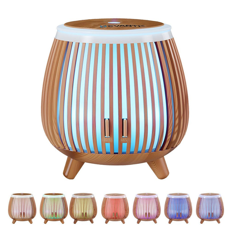 Danoz AromaSmart - Devanti Forest Wood LED Lights Aromatherapy Diffuser Ultrasonic Aroma Humidifier - danozdirect