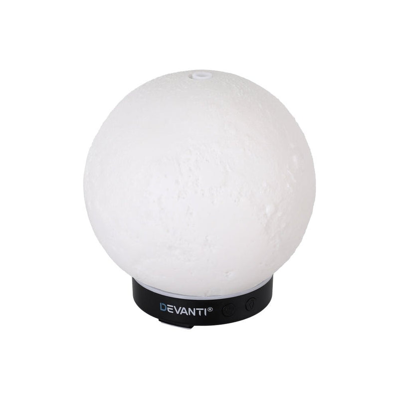Danoz AromaSmart Devanti Ultrasonic Aroma Diffuser Aromatherapy Moon Lamp 100ml - danozdirect