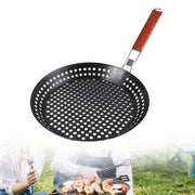 Danoz BBQ Pro - Carbon Steel Grill Pan for Outdoor Barbecue Plate, Portable Grilling Equipment - danozdirect
