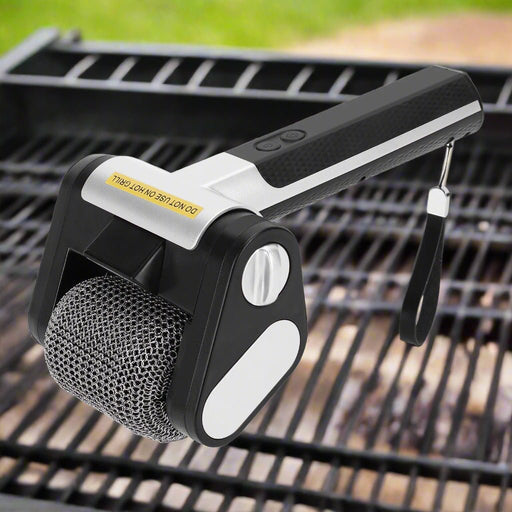 Danoz BBQMaster - Brushless Electric Grill Cleaner with LED Light Stainless Steel Grill Brush 350 RPM Rotating Dishwasher Brush Outdoor BBQ Tools - danozdirect