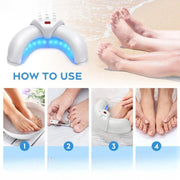 Danoz Beauty - Black Portable UV LED Nail Lamp - Open Arch Dryer for Gel Polish with Smart Sensor & 3 Timers - danozdirect