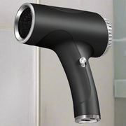 Danoz Beauty - Black Ultra - Lightweight Ionic Cordless Hair Dryer, USB Rechargeable Portable Blow Dryer with Cool Air for Travel & Home - danozdirect