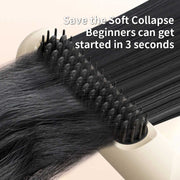Danoz Beauty - Blue Portable USB Rechargeable Cold Wind Ionic Hair Straightening Brush, Multi - Functional Hair Straightener and Curler, Lightweight and Travel - Friendly - danozdirect