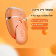 Danoz Beauty - Portable Nano Mist Eye Massager & Humidifier - USB - C, Hot Compress, Wrinkle Reduction & Deep Hydration(orange) - danozdirect