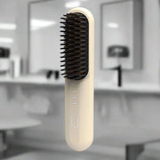Danoz Beauty - Wireless Hair Straightening Brush - Portable 2 - in - 1 Styling Tool with USB Charging, Ceramic Heat Technology, and Compact Design - danozdirect