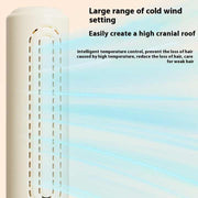 Danoz Beauty - Yellow Portable USB Rechargeable Cold Wind Ionic Hair Straightening Brush, Multi - Functional Hair Straightener and Curler, Lightweight and Travel - Friendly - danozdirect