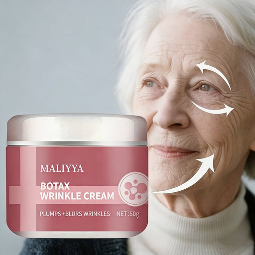 Danoz BeautySmart MALIYYA Botox Wrinkle Cream combines hyaluronic acid, aloe vera, and vitamin E to target fine lines and deep wrinkles with intensive hydration - Buy 1 Get 1 Free! - danozdirect
