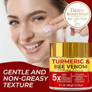 Danoz BeautySmart Turmeric Bee Venom Facial Moisturizer combines nature's most potent ingredients to transform your complexion - Buy 1 Get 1 Free! - danozdirect