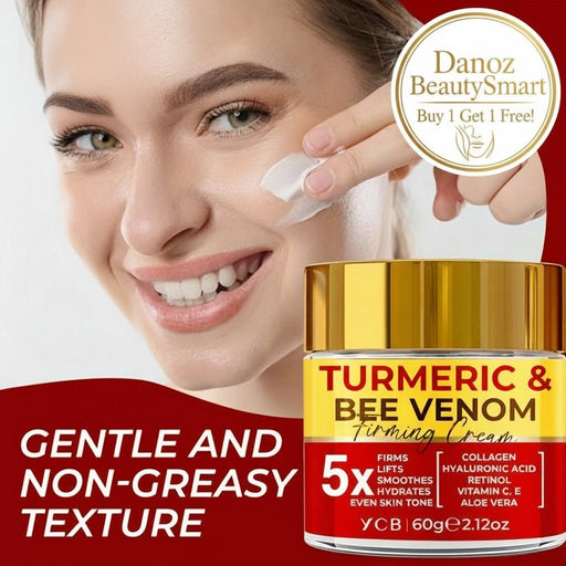 Danoz BeautySmart Turmeric Bee Venom Facial Moisturizer combines nature's most potent ingredients to transform your complexion - Buy 1 Get 1 Free! - danozdirect
