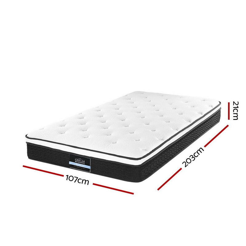 Danoz Bedding - Giselle 21cm Mattress Euro Top King Single - danozdirect