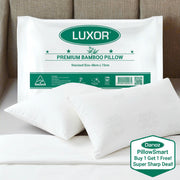 Danoz Bedding - Luxor Australian Made Bamboo Cooling Pillow Standard Size Single Pack - danozdirect