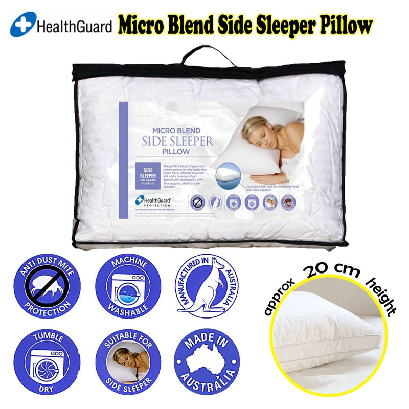Danoz Beddings - Easyrest Micro Blend Side Sleeper Pillow - 66cm x 41cm - danozdirect