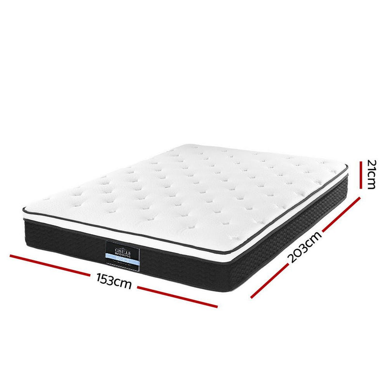 Danoz Beddings - Giselle Bedding 21cm Mattress Euro Top Queen - danozdirect