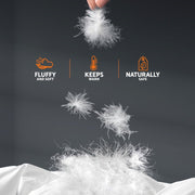 Danoz Beddings - Giselle Bedding 700GSM Goose Down Feather Quilt Queen - danozdirect