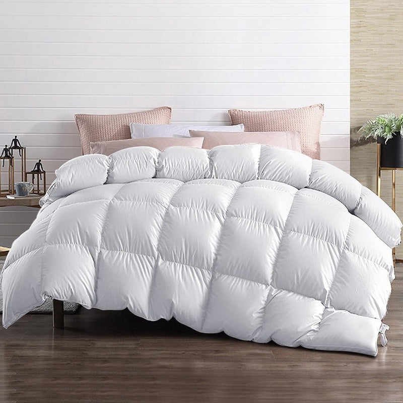 Danoz Beddings - Giselle Bedding 700GSM Goose Down Feather Quilt Queen - danozdirect