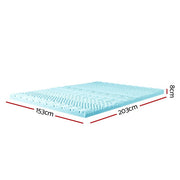Danoz Beddings - Giselle Bedding Memory Foam Mattress Topper 11 - Zone 8cm Queen - danozdirect
