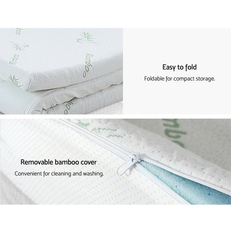 Danoz Beddings - Giselle Bedding Memory Foam Mattress Topper 11 - Zone 8cm Queen - danozdirect