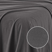 Danoz Beddings - Royal Comfort Polar Fleece Flannel Sheet Set Ultra Soft Plush Cozy - Single - Charcoal - danozdirect