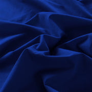 Danoz Beddings - Royal Comfort Vintage Washed 100% Cotton Sheet Set Fitted Flat Sheet Pillowcases - Single - Royal Blue - danozdirect