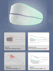 Danoz Bedroom - Leg Pillow Memory Cotton Slow Rebound Leg Pillow Side Lying Heart Shaped Memory Cotton Leg Pillow, Buy 1 Get 1 Free - danozdirect