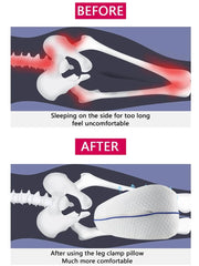 Danoz Bedroom - Leg Pillow Memory Cotton Slow Rebound Leg Pillow Side Lying Heart Shaped Memory Cotton Leg Pillow, Buy 1 Get 1 Free - danozdirect