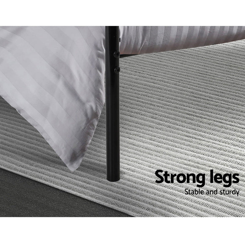 Danoz Bedrooms 🛏️ Artiss Bed Frame Single Metal Bed Frames SOL - Incl. Postage - danozdirect