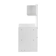 Danoz Bedrooms 🛏️ Artiss Bedside Table 1 Drawer with Shelves - EVERMORE White - Incl. Delivery - danozdirect