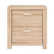 Danoz Bedrooms 🛏️ Artiss Bedside Table 2 Drawers - MAXI Pine - Incl. Delivery - danozdirect