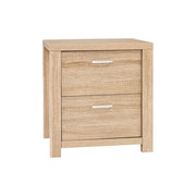 Danoz Bedrooms 🛏️ Artiss Bedside Table 2 Drawers - MAXI Pine - Incl. Delivery - danozdirect