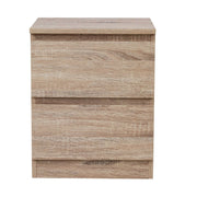 Danoz Bedrooms 🛏️ Artiss Bedside Table 2 Drawers - PEPE Oak - Incl. Delivery - danozdirect