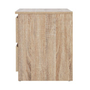 Danoz Bedrooms 🛏️ Artiss Bedside Table 2 Drawers - PEPE Oak - Incl. Delivery - danozdirect