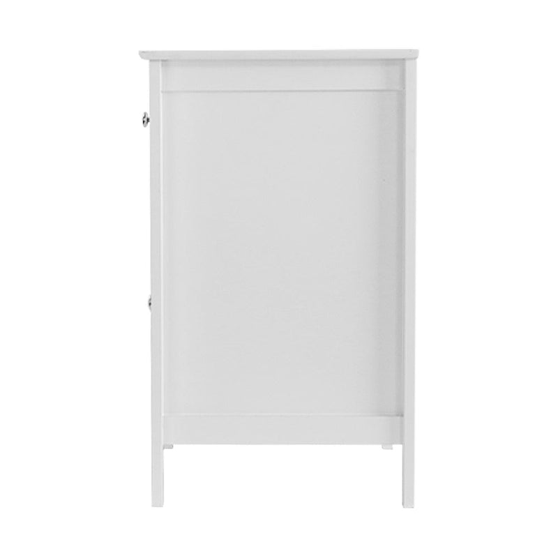 Danoz Bedrooms 🛏️ Artiss Bedside Tables Big Storage Drawers Cabinet Nightstand Lamp Chest White - Incl. Postage - danozdirect
