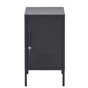Danoz Bedrooms - ArtissIn Bedside Table Metal Cabinet - MINI Black - Free Postage! - danozdirect