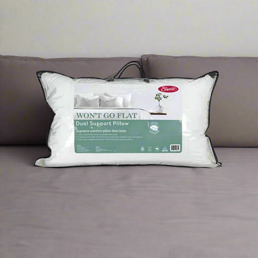 Danoz Bedrooms 🛏️ Easyrest Won't Go Flat Dual Support Standard Pillow 48 x 73 cm - Incl delivery 🚚 - danozdirect