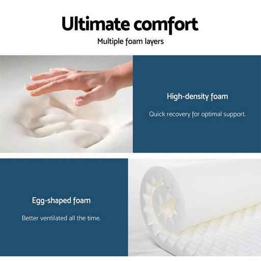 Danoz Bedrooms - Giselle Bedding 28cm Mattress Super Firm Double - danozdirect