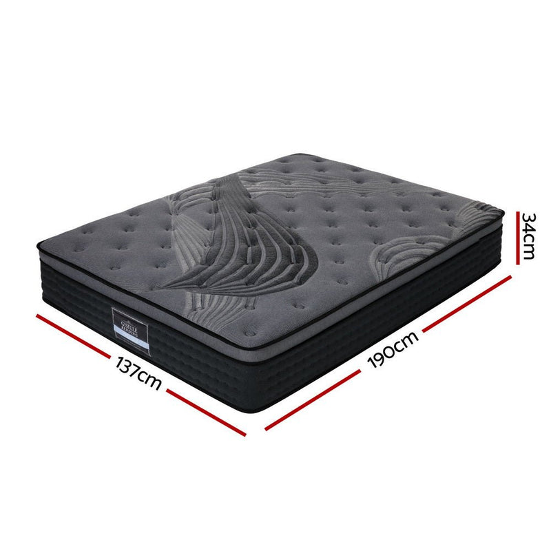 Danoz Bedrooms - Giselle Bedding 34cm Mattress with Bamboo Cover, Double size - danozdirect