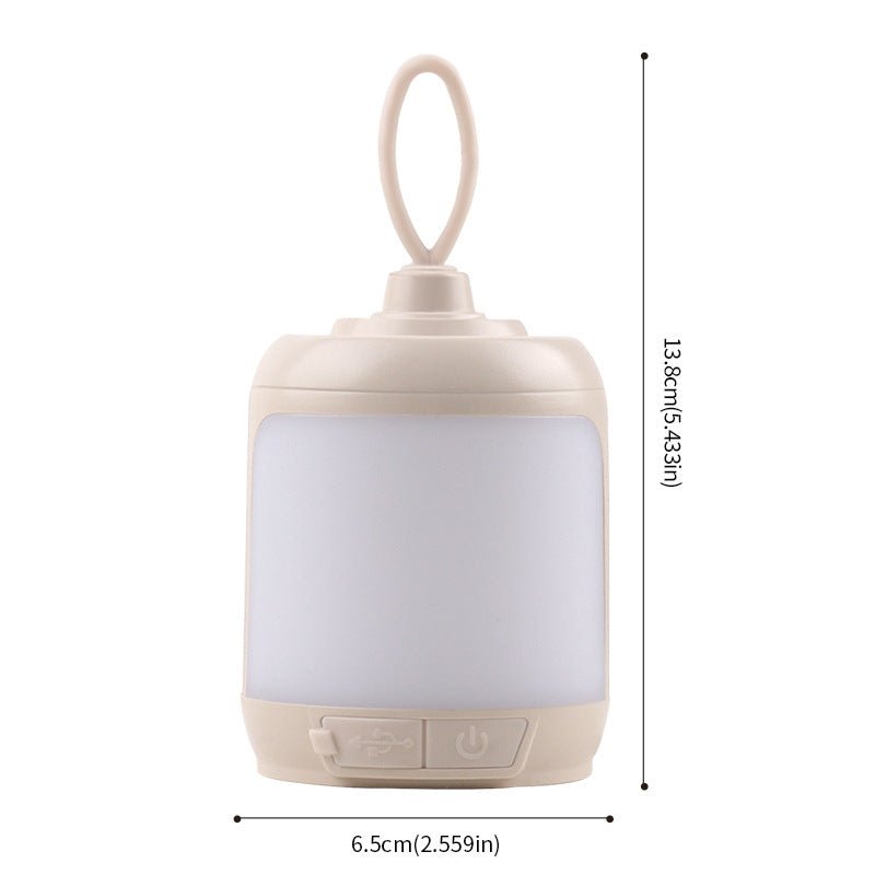 Danoz Camping - 2PCS Compact Outdoor Camping Light with 4 Modes & Type - C Charging - 500LM, IPX4 Waterproo - danozdirect