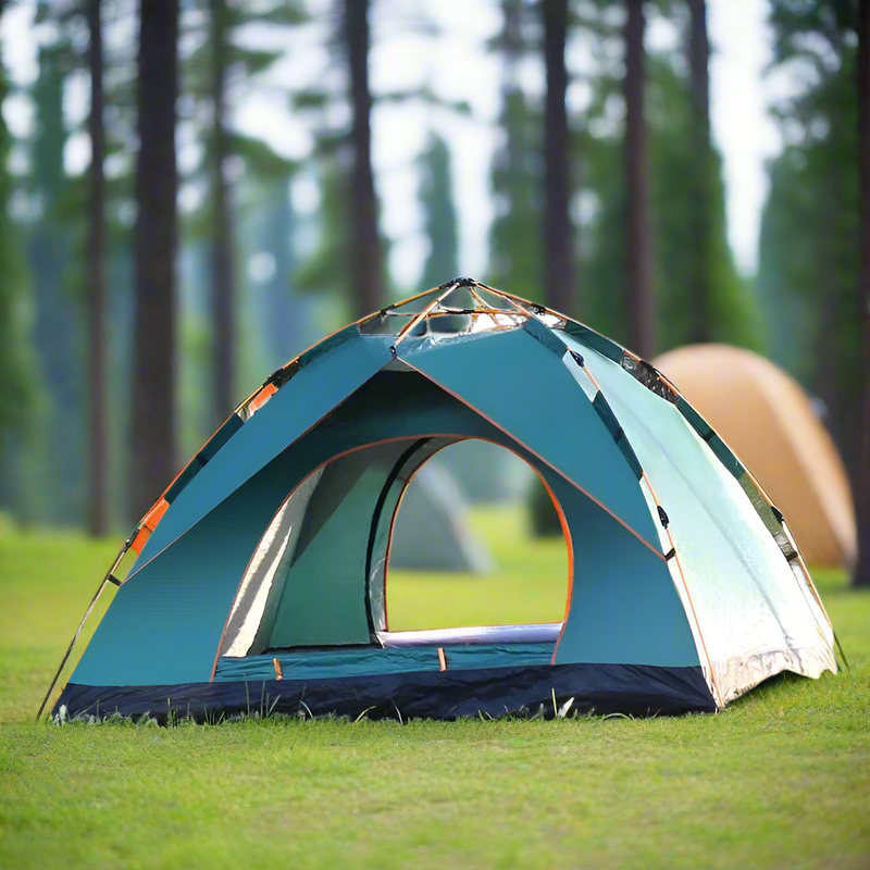 Danoz Camping - 3 - 4 people Double door tent 200 * 200 * 135cm - Incl. Delivery - danozdirect
