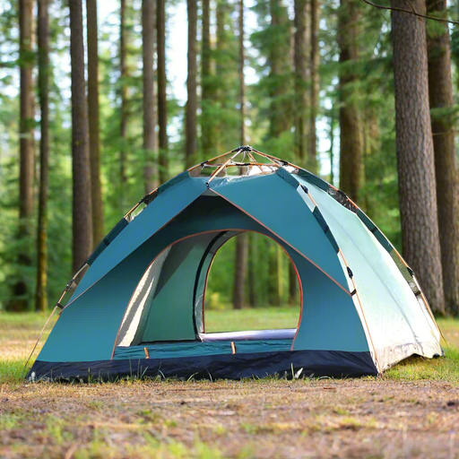 Danoz Camping - 3 - 4 people Double door tent 200 * 200 * 135cm - Incl. Delivery - danozdirect