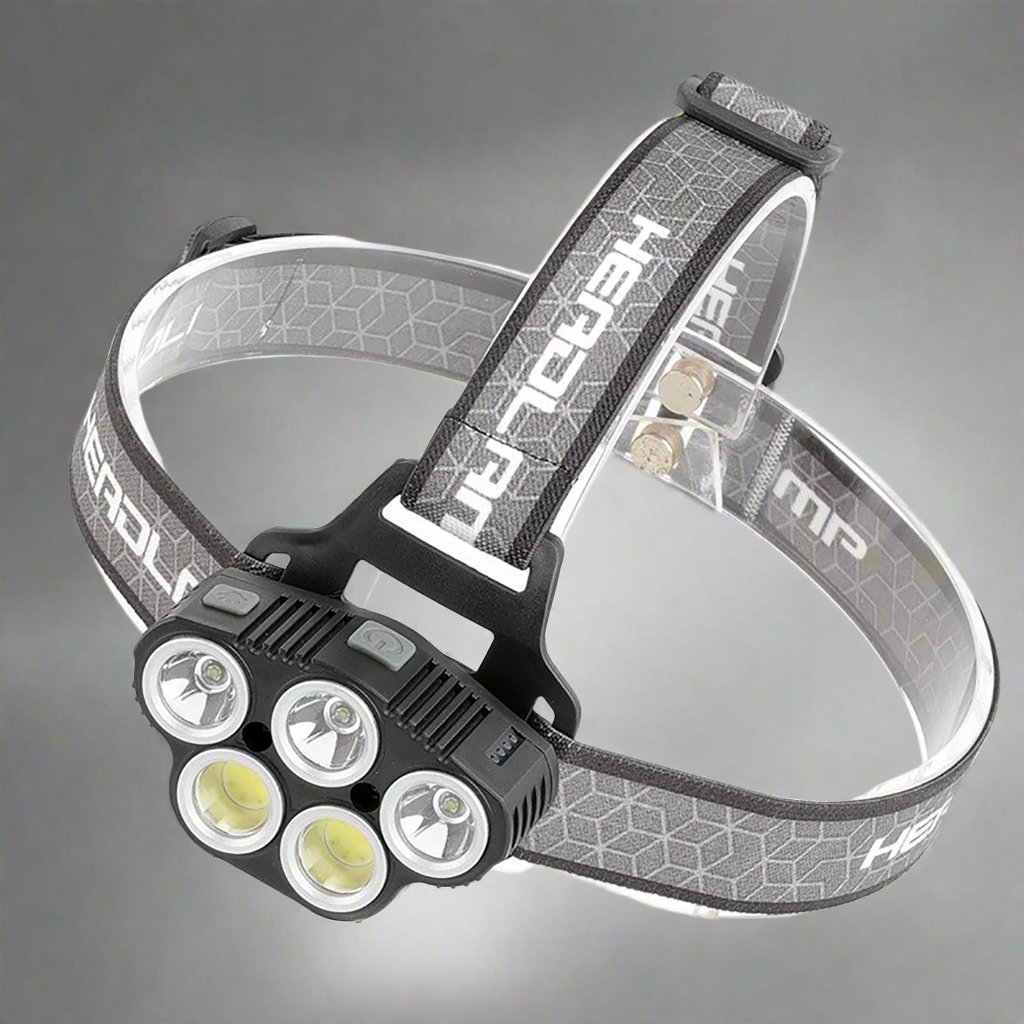 Danoz Camping - 6 Modes LED Head Torch Induction Headlight Camping COB ...