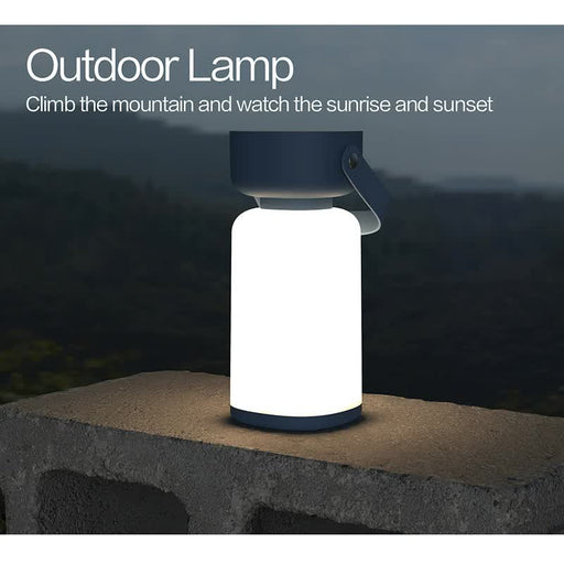 Danoz Camping - Blue USB Rechargeable Portable Camping Lantern - Lightweight LED Tent Light with Handle - danozdirect