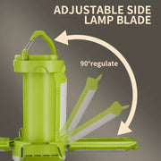 Danoz Camping - Green Foldable LED Camping Lantern with 6 Modes & USB Type - C Output - 48LED, IPX4 Waterproof, 3 Styles - danozdirect