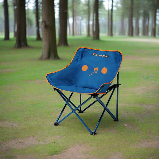 Danoz Camping - RAZOJESS Moon Chair for Outdoor Camping Fishing Picnic Blue - danozdirect