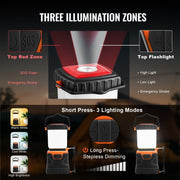 Danoz Camping - VEVOR LED Camping Lantern Battery Powered All - in - one for Exceptional Experience - danozdirect
