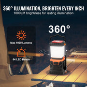 Danoz Camping - VEVOR LED Camping Lantern Battery Powered All - in - one for Exceptional Experience - danozdirect