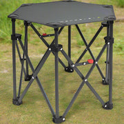 Danoz Camping - Wanderer Hex Small Quad Foldable Table Camping Fishing Outdoors - danozdirect